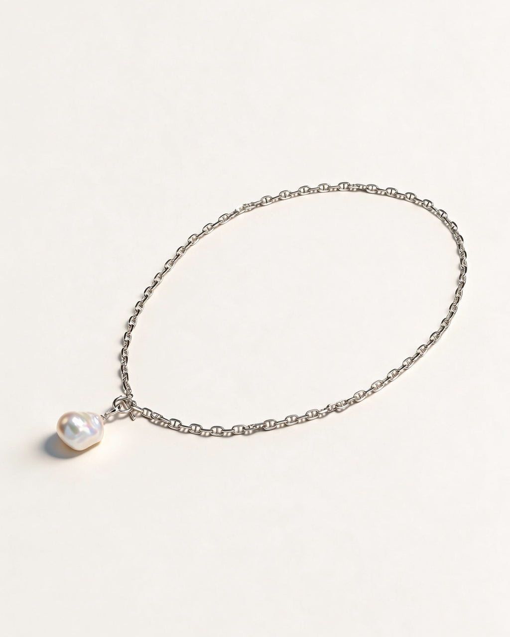 Agathe Baroque Pearl Toggle Necklace