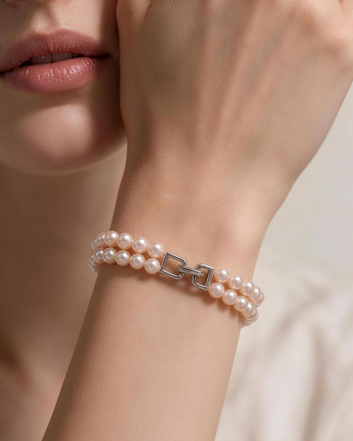 Cosette Double Strand Freshwater Pearl Bracelet
