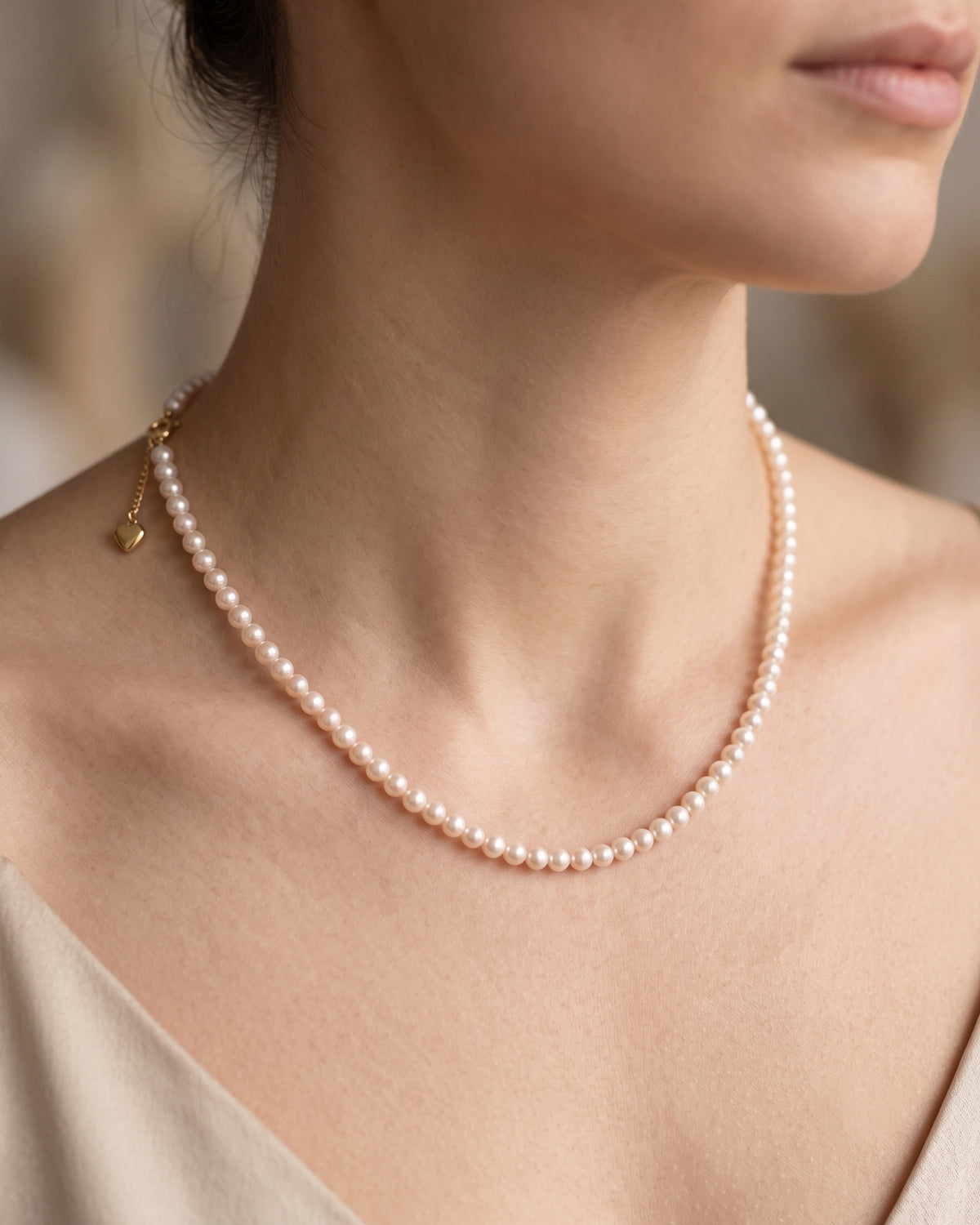 Perrine 18K Gold Natural Freshwater Pearl Necklace
