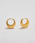 Sibylle Matte Chunky Huggie Hoop Earrings