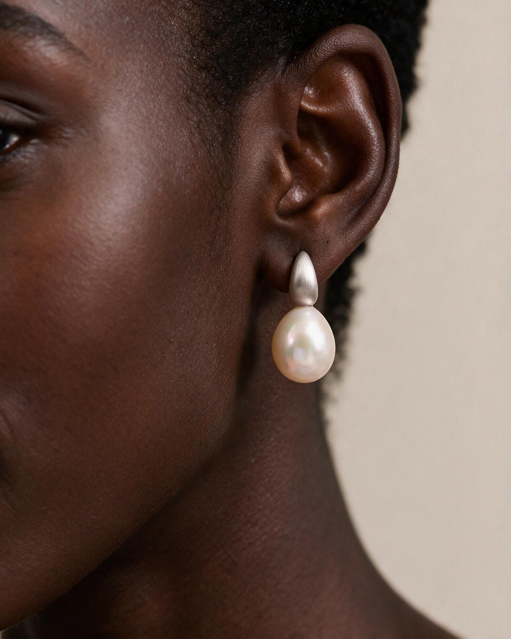 Rafaëlle Natural Pearl Drop Earrings